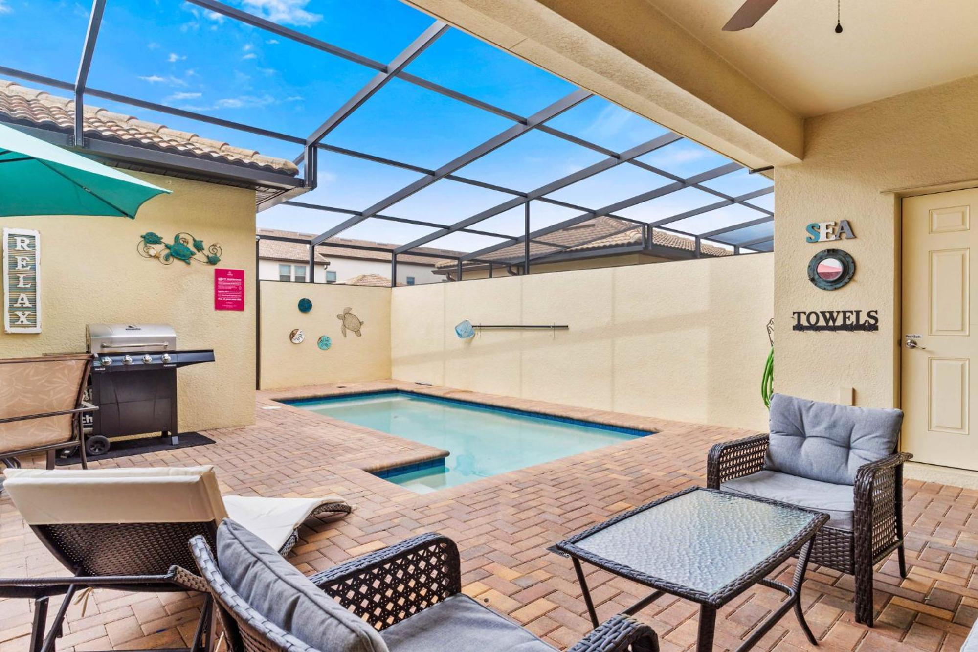 Townhome With Private Pool, Bbq & Free Waterpark Kissimmee Luaran gambar