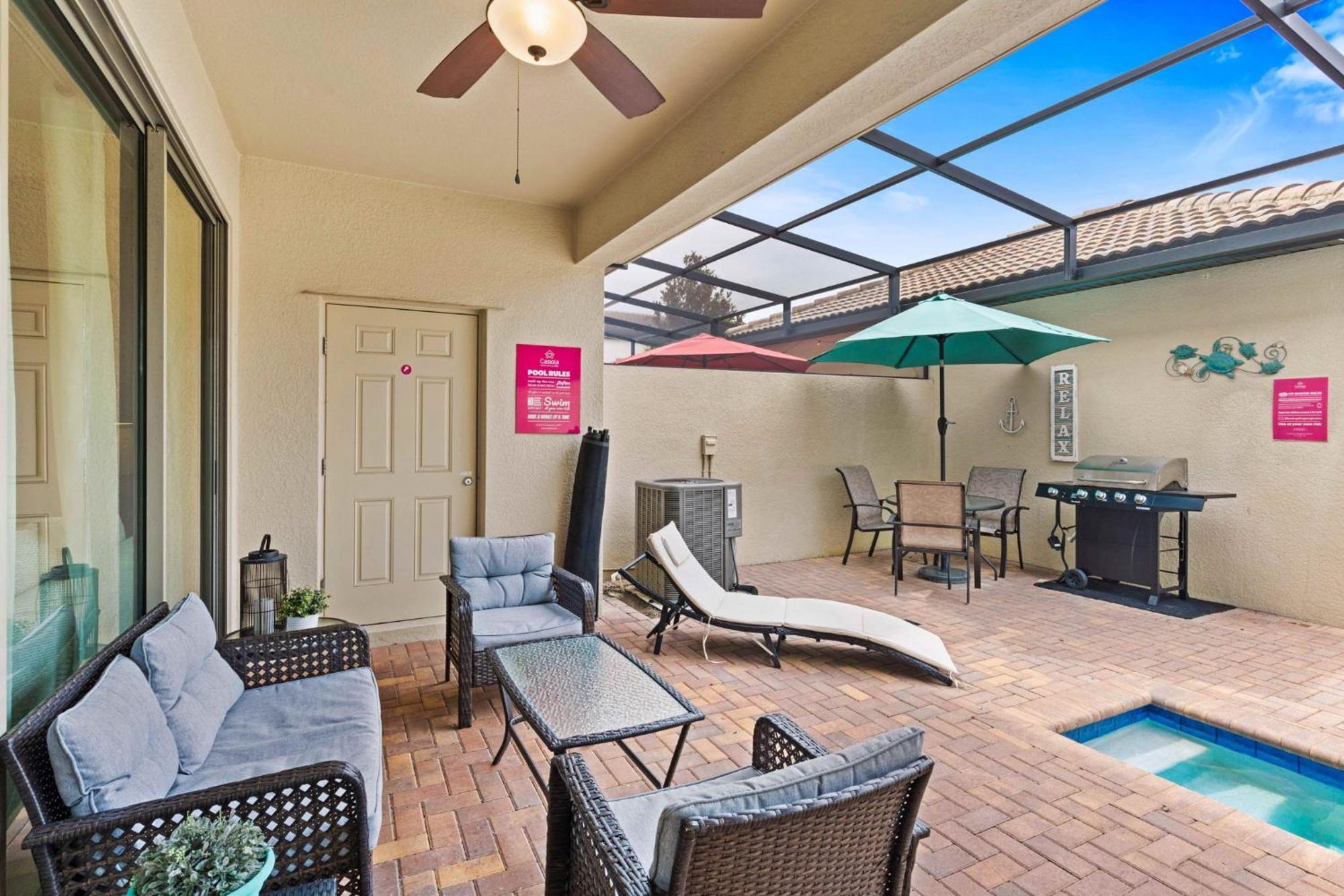 Townhome With Private Pool, Bbq & Free Waterpark Kissimmee Luaran gambar